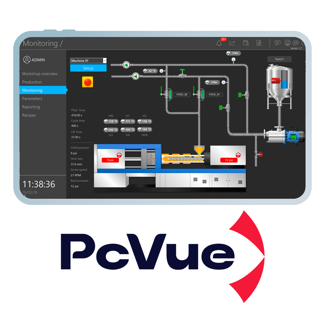 🖥️ PcVue SCADA – Supervisión Inteligente para tu Industria